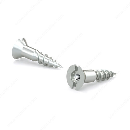 Wood Screw, Slotted Flat Head (#10), Coarse Thread, Regular Wood Point