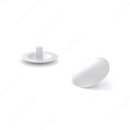 Plastic Cover Cap for #2 Square Drive White