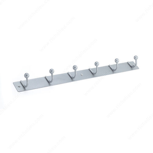 Utility Hook Rack - 169 Brushed Aluminum (S)