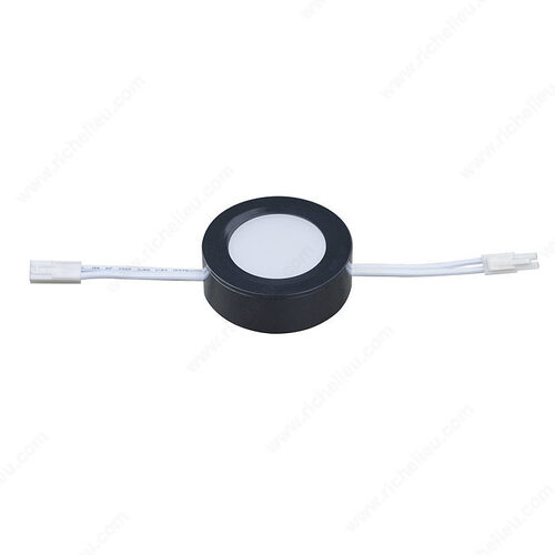 LED 120V 2.5W Round Light Black