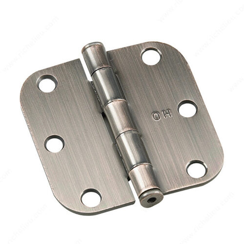 3" Full Mortise Butt Hinge - 5/8" Radius - pack of 2