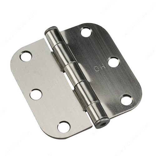 3" Full Mortise Butt Hinge - 5/8" Radius Pair