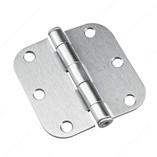 3" Full Mortise Butt Hinge - 5/8" Radiu - 2 per pack x50 packs