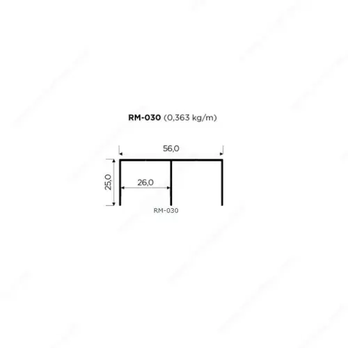 Type RM 030 Dual Upper Guide Track