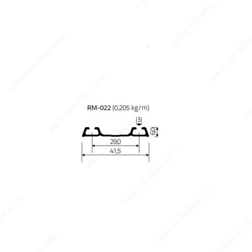 Type RM 022 Dual Bottom Track