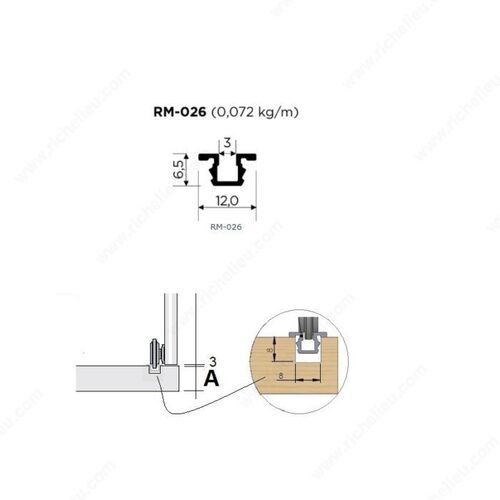 Type RM 026 Recessed Track