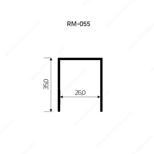 RM 055 Single Upper Guide Track