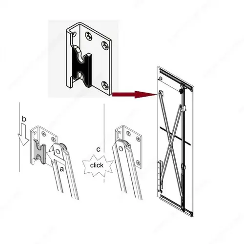 CONCEPTA Rear Support Bracket