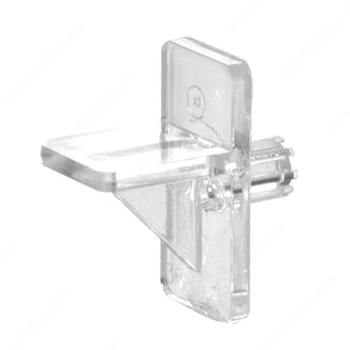 Plastic Shelf Clip - 1/4" Clear