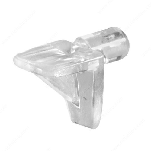 Plastic Shelf Clip - 5 mm Clear