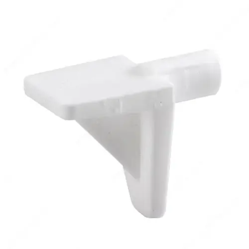 Plastic Shelf Clip - 5 mm White