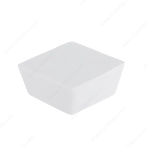 Modern Porcelain Knob - 2030 White