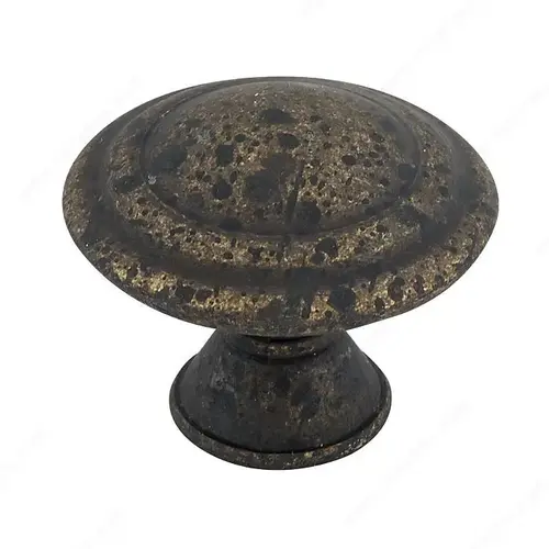 Traditional Metal Knob - 2063 Spotted Bronze