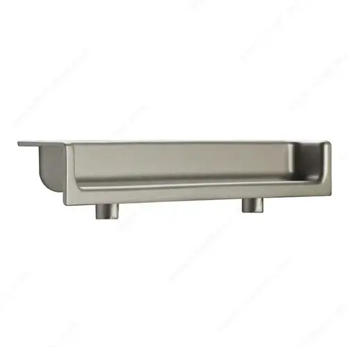 Modern Recessed Metal Pull - 2101 Matte Nickel