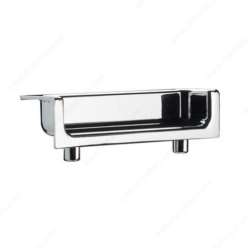 Modern Recessed Metal Pull - 2101 Chrome