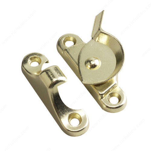 Sash Lock with Keeper - 209 Bright Polished Brass