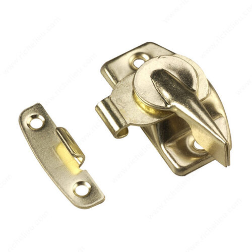 Sash Lock with Keeper - Cam Type Bright Polished Brass