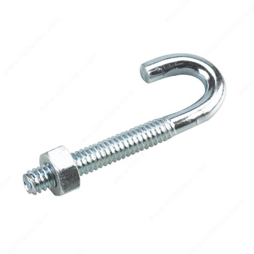 J-Bolt with Nut - pack of 10