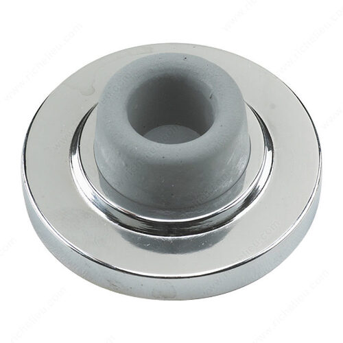 2 1/2" Wall Mount Door Stop - Concave