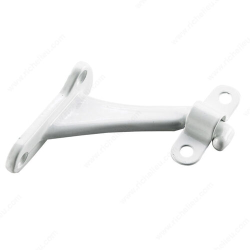 3-7/32" Heavy-Duty Aluminum Handrail Bracket White