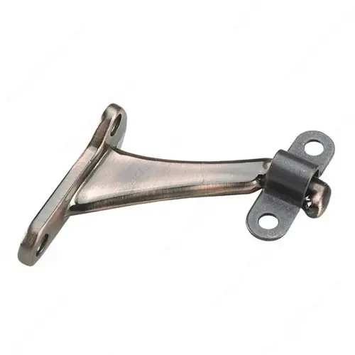 3-7/32" Heavy-Duty Aluminum Handrail Bracket Brushed Antique Copper