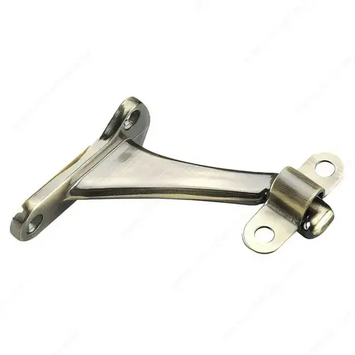 3-7/32" Heavy-Duty Aluminum Handrail Bracket Antique Brass