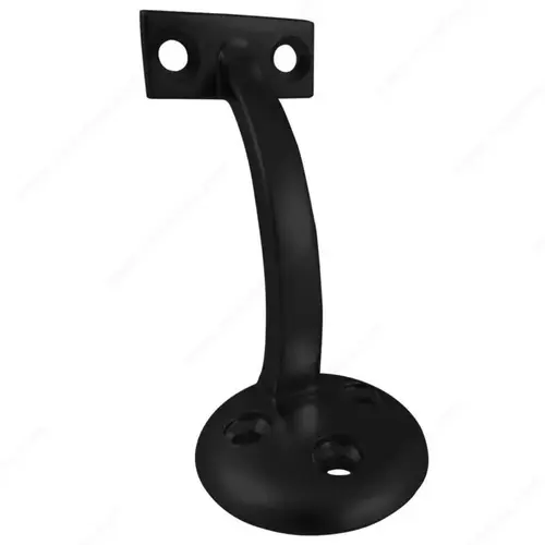 3 5/32" Handrail Bracket Matte Black