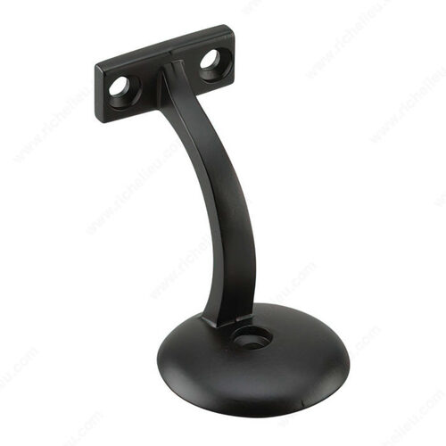 3" Heavy-Duty Handrail Bracket Black