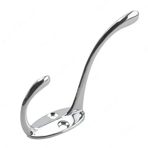 5 in Light Duty Coat Hook Chrome