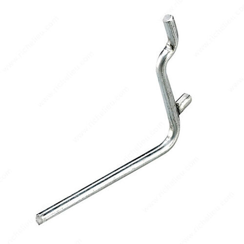 Angle Hook for Pegboard - pack of 10