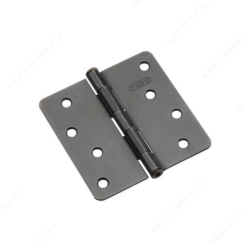 4" Full Mortise Butt Hinge - 1/4" Radius - pack of 2