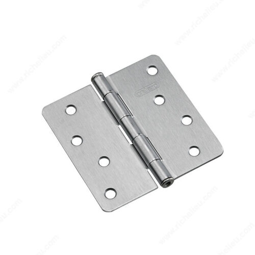 4" Full Mortise Butt Hinge - 1/4" Radius - pack of 2