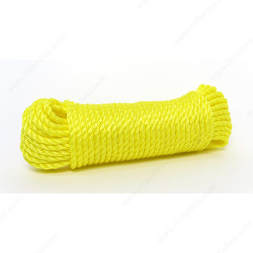 KingCord 300081BGV1 Twisted Polypropylene Yellow