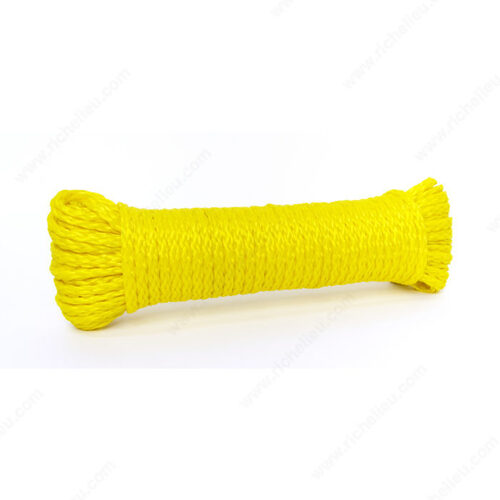 Polypropylene Hollow Core Rope Yellow