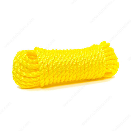 KingCord 302561BGV1 Twisted Polypropylene Yellow