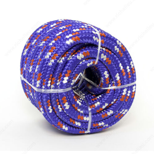 Polypropylene Diamond Braid Rope Red / White / Blue