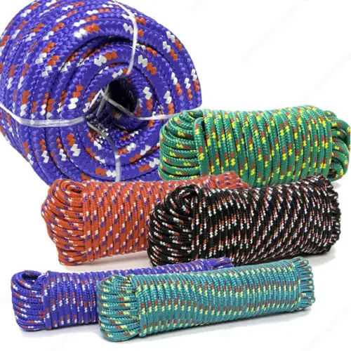 Polypropylene Diamond Braid Rope Yellow / Green / Red