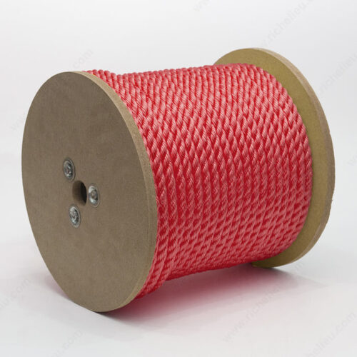 KingCord 302251 Twisted Polypropylene Red