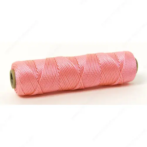 KingCord 308611BGV1 Twisted Polypropylene Mason's Line Pink