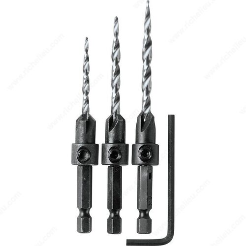 Countersink with Taper Point Drill Set for Wood Screws