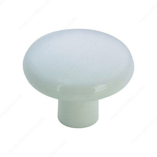 Functional Plastic Knob - 314 White