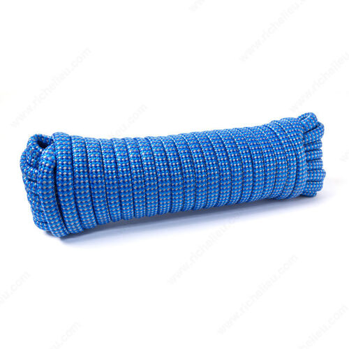 Polypropylene 32-Strand Diamond Braid Rope Steel