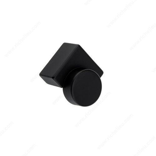 Modern Metal Knob - 3542 Matte Black