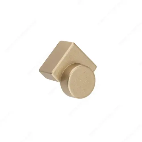 Modern Metal Knob - 3542 Verona Gold