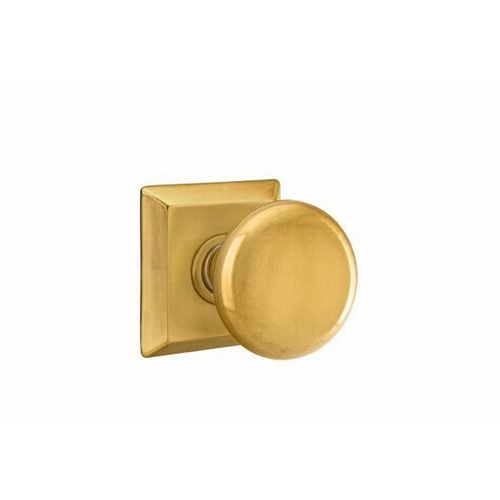 Providence Knob With Quincy Rose Passage French Antique Brass Finish