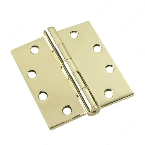 4-1/2" Full Mortise Butt Hinge Brass