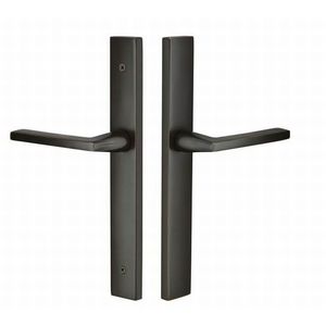 Emtek 8143HLOUS10BRH Helios Lever Right Hand With Stretto Sideplate Passage  Oil Rubbed Bronze Finish