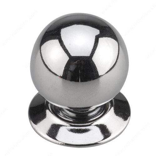 460 Ball Knob with Backplate - pack of 20