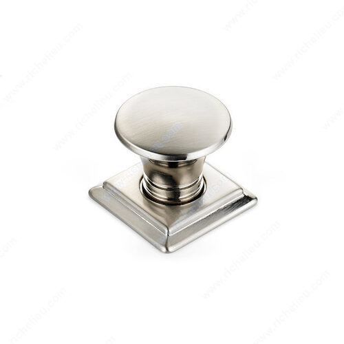 Traditional Metal Knob - 4670 Brushed Nickel