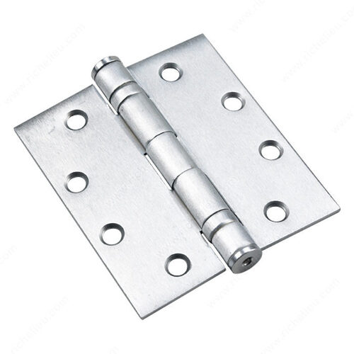 4 1/2" Full Mortise Ball Bearing Butt Hinge - pack of 3